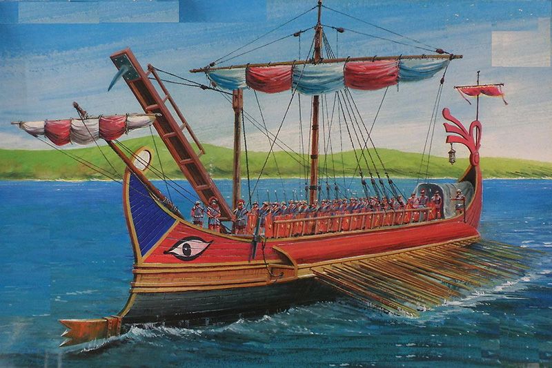 Roman trireme