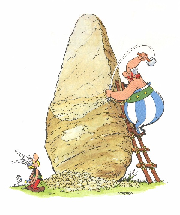 Obelix, a menhir builder